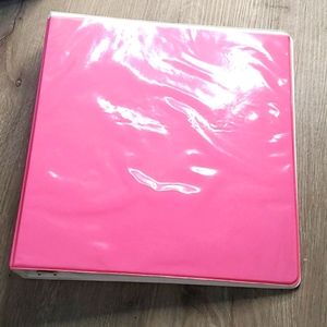 Pink 1.5in Binder